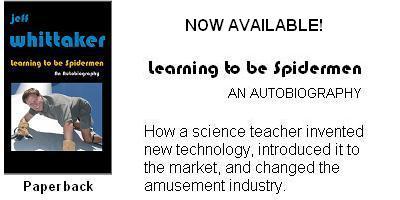 Learning to be Spidermen autobiography by Jeff Whittaker